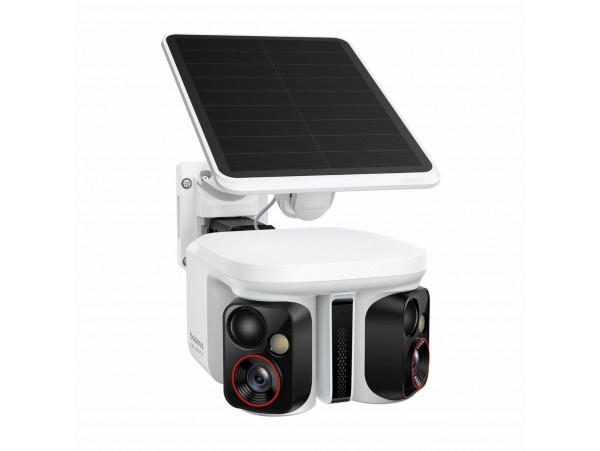 Baseus kamera 5.0MP brezžična PTZ dual zunanja akumulator + solarni X1 Pro