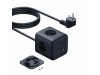Baseus razdelilec 3x230V s stikalom USB polnilec TipA-C 65W 1,5m EnerFill FA11