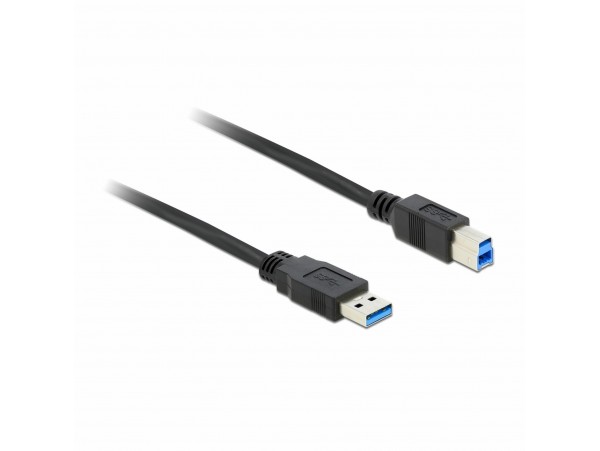 Delock kabel USB 3.0 A-B 1m črn 85066