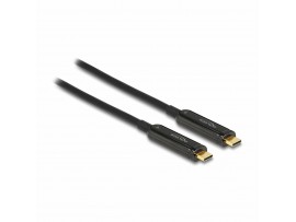 Delock kabel USB DisplayPort aktivni optični C-C 4K 60Hz 25m črn 84126 Delock kabel USB DisplayPort aktivni optični C-C 4K 60Hz 25m črn 84126