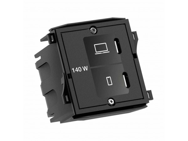 Bachmann modul napajalni 2xUSB-C 140W PD BM0021867