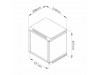 Digitus 250mm kabinet  9U 460x315x300 siv DN-49102