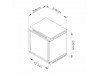 Digitus 250mm kabinet 12U 595x315x300 siv DN-49104