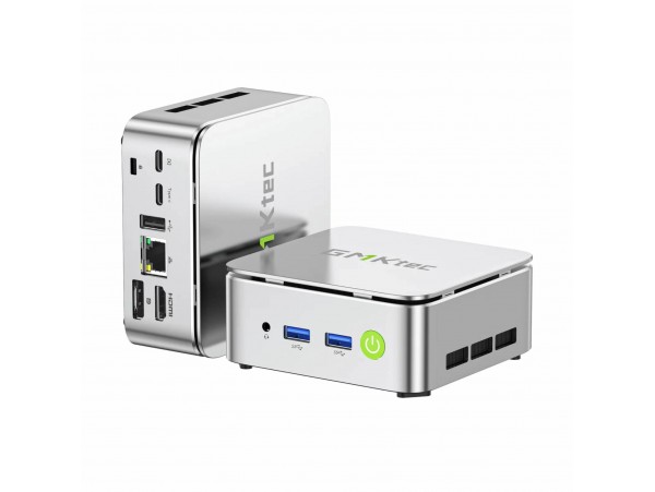 GMKtec računalnik mini PC G10 AMD Ryzen5 3500U 16GB RAM 1T SSD NucBox srebrn