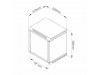 Digitus zidni kabinet  3U 145 525x475 siv sestavljen DN-19 04U-PB