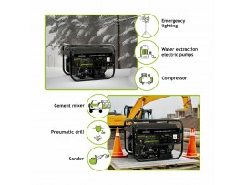 Tecnoware bencinski agregat 4T 3000W 4200VA FGE4200EA