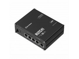 Teltonika usmerjevalnik WiFi6 3000Mb 4G LTE 2xSIM eSIM RUTC41