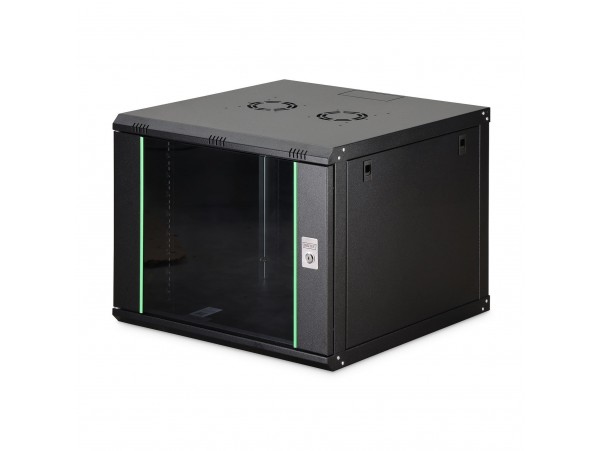 Digitus zidni kabinet  9U 505 600x600 črn sestavljen DN-19 09U-6/6-EC-SW