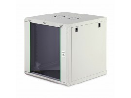 Digitus zidni kabinet 12U 638 600x600 siv sestavljen DN-19 12U-6/6-EC