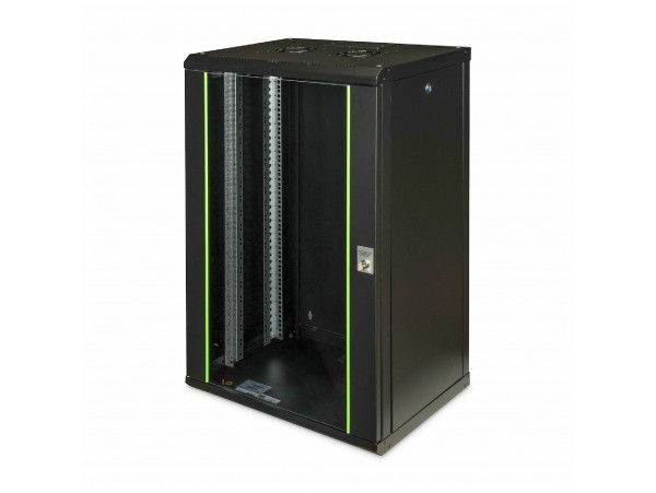 Digitus zidni kabinet 20U 998 600x450 črn sestavljen DN-19 20-U-SW