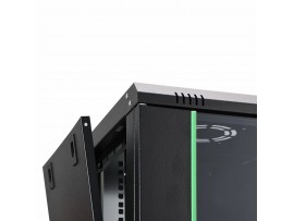 Digitus zidni kabinet 12U 638 600x450 črn sestavljen DN-19 12-U-EC-SW