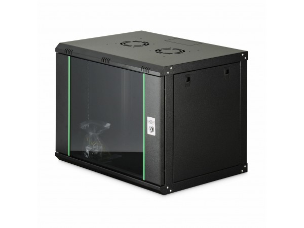 Digitus zidni kabinet  9U 505 600x450 črn sestavljen DN-19 09-U-EC-SW