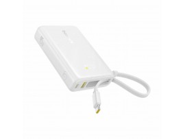 Baseus prenosna baterija 10.000mAh 45W PowerBank TipC kabel bela P10076803213-0