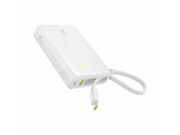 Baseus prenosna baterija 10.000mAh 45W PowerBank TipC kabel bela P10076803213-0