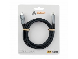 SBOX kabel USB 4.0 C-C 1.2m 240W 16K 60Hz 80GB črn TYPE-C