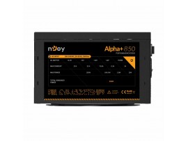 nJoy napajalnik ATX 850W modularni GOLD PSU Alpha+ 850