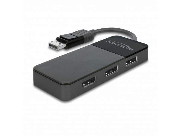Delock množilnik DisplayPort 3x1 4K MST 87737