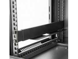 Delock set nastavljivih 1U rack nosilcev 368-600mm 66885