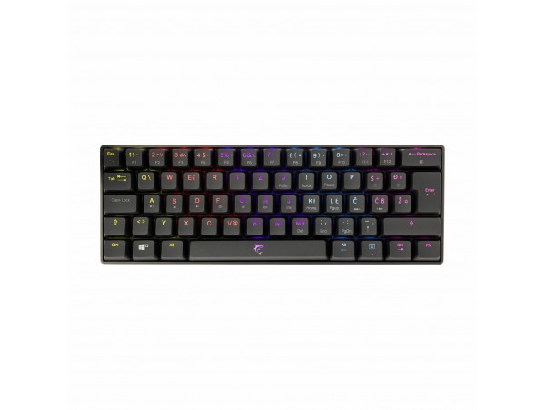 WHITE SHARK tipkovnica USB črno/modra mehanska stikala SLO GK-2022 SHINOBI-B
