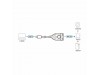 ATEN pretvornik USB C - Serial DB09 UC232C