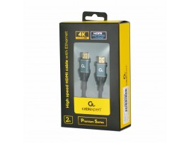 Cablexpert kabel HDMI 4K Premium 2m High Speed črn CCBP-HDMI-2M