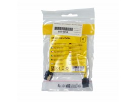 Delock kabel SATA 6Gb/s 0,2m rumen 82808