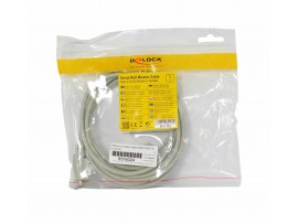 Delock null modem kabel DB9Ž-DB9Ž 3m siv 84169