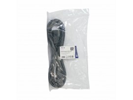 EFB napajalni kabel 220V podaljšek 2m C14-C15 črn