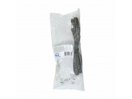 Value napajalni kabel 220V 1,8m BIPOLAR C7 črn