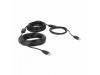 Delock kabel USB 2.0 A-B 20m črn 83557