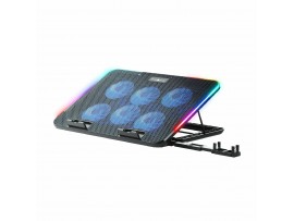 WHITE SHARK podloga za prenosnik 6x ventilator gaming GCP-96 ICE BLADE WHITE SHARK podloga za prenosnik 6x ventilator gaming GCP-96 ICE BLADE