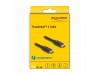 Delock kabel Thunderbolt 4  1m 40 Giga 240W 8K 60Hz črn 81249