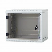 Triton kabinet zidni 9U 500 600x500 siv sestavljen snemljive stranice