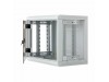 Triton kabinet zidni 9U 500 600x500 siv sestavljen snemljive stranice