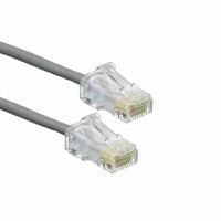 Leviton patch UTP CAT.6 2,1m siv 3,8mm HighFlex P24 6H4P0-07S
