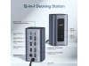Baseus priklopna postaja USB 3.2 TipC 12v1 tower macOS Displaylink NU1 Air
