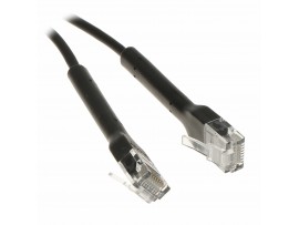 Ubiquiti patch UTP CAT.6 3m črn upogljiv