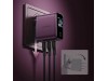 Baseus polnilec 100W USB 3xTipC Display PicoGo Pro Dark Cherry AH22