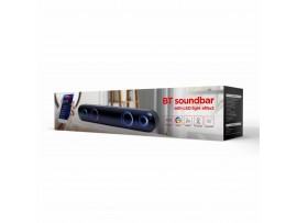 Gembird zvočnik Bluetooth Soundbar črn LED SPKBT-BAR400L