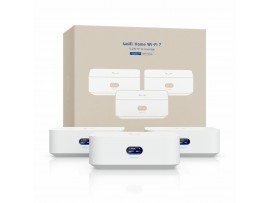 Ubiquiti usmerjevalnik WiFi7 10G Express 7 Cloud Gateway UniFi Mesh set/3 UX7-3