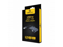 Gembird pretvornik USB 3.0- HDMI VGA A-USB3-HDMIVGA-01