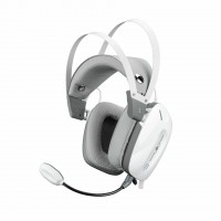 WHITE SHARK PL slušalke+mikrofon bele GH-2446 GOTTAN-W