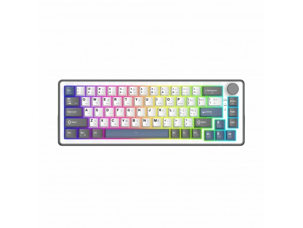 WHITE SHARK PL tipkovnica USB bela gaming GK-009252 EXCALIBUR-M-W-HR