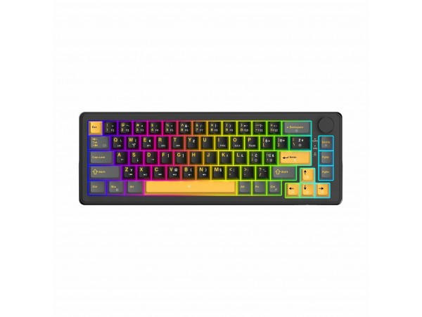 WHITE SHARK PL tipkovnica USB črna gaming GK-009152 EXCALIBUR-M-B-HR